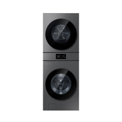 [삼성] 비스포크 AI 원바디 세탁기 24kg + 건조기 20kg (다크스틸)