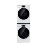 [삼성] 비스포크 AI 원바디 세탁기 24kg + 건조기 20kg + 상단 설치 키트 (화이트)
