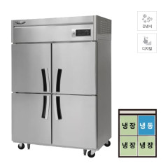 [라셀르] 간냉식 냉장고+냉동고 1021L (올스텐)