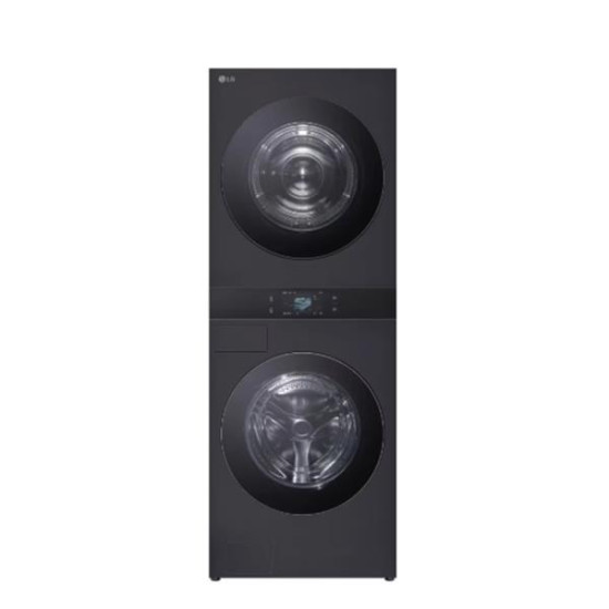 [LG] 세탁기+건조기 워시타워 세탁 25KG+건조25KG 스틸블랙