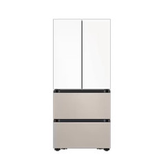 [삼성] 비스포크 AI 김치플러스 4도어 김치냉장고 490L (새틴 화이트/새틴 베이지)