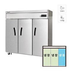 [라셀르] 간냉식 냉장고+냉동고 1700L급 (올스텐)