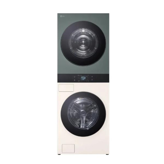 [LG] 세탁기+건조기 워시타워 세탁 25KG+건조25KG 베이지 그린