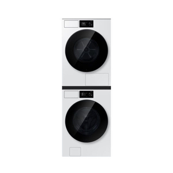 [삼성] 비스포크 AI 원바디 세탁기 21kg + 건조기 20kg + 상단 설치 키트 (화이트)